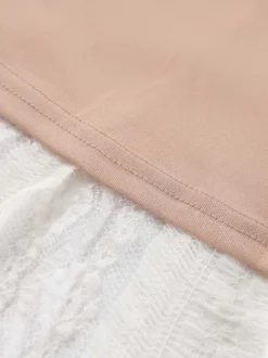 Robe longue sirène sans manches en dentelle avec bustier pour femme 2026