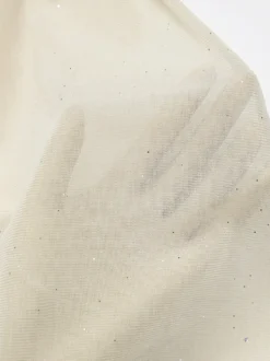 Robe mini plissée à manches longues et col en V couleur abricot pour une soirée en amoureux