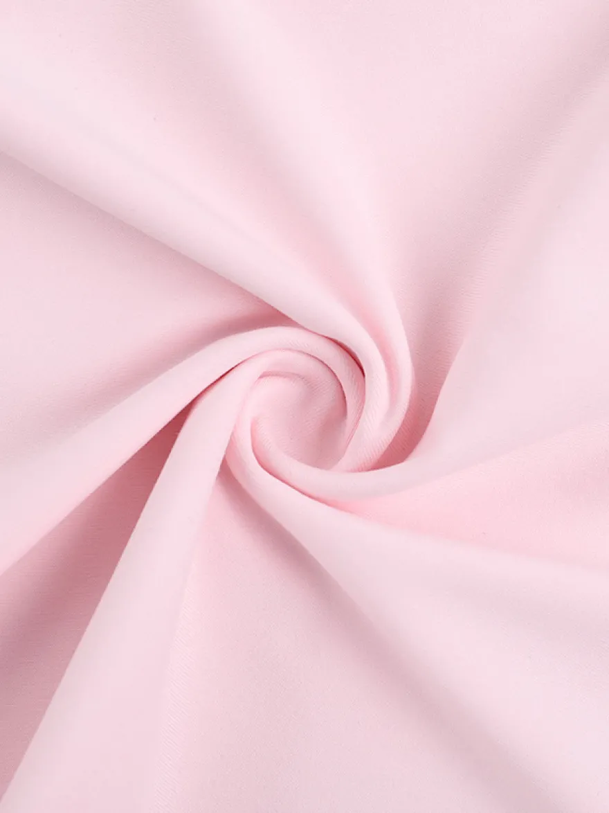 Robe moulante Coquette pour femme - Rose pastel manches longues buste froncé - Tenue idéale pour un brunch printanier ou une soirée en amoureux (collection 2026)