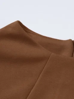 Robe moulante minimaliste à manches longues pour femme 2026