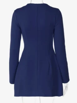 Robe moulante minimaliste à manches longues pour femme 2026