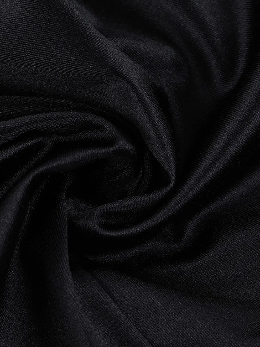 Robe moulante noire mini pour femme - Dos nu blanc avec nœud et traîne - Robe de soirée d'anniversaire sexy sans bretelles pour l'été 2026