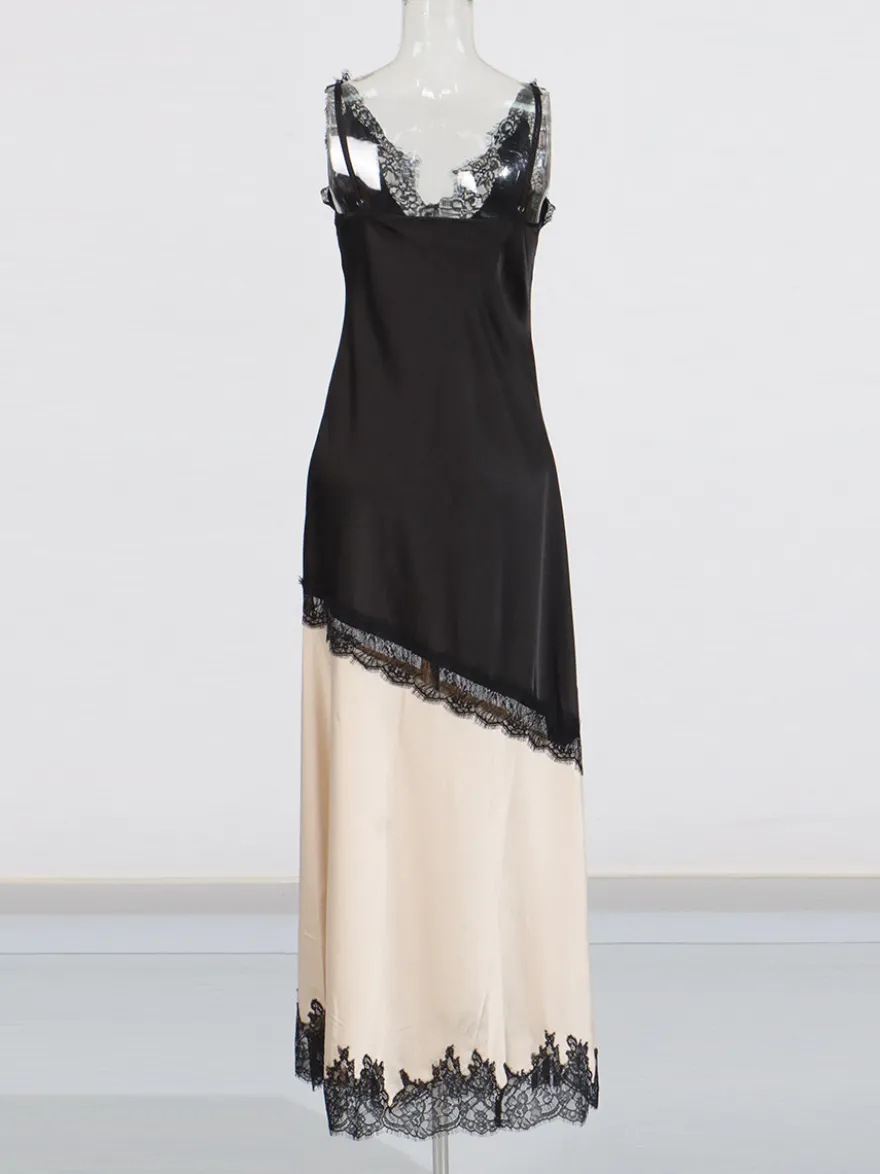 Robe romantique en mousseline noire pour les occasions spéciales
