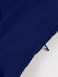 Robe rétro trapèze à col à revers contrasté et double poche pour femme (collection 2026)