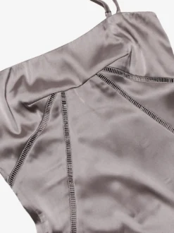 Robes De Soirée Bretelles Noires Lacets Robe Semi-Formelle Dos Nu