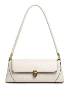 Sac Baguette en similicuir pour femme sac à bandoulière fin 2026