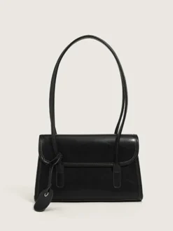 Sac baguette en similicuir pour femme sac à bandoulière fin 2026