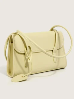 Sac baguette en similicuir pour femme sac à bandoulière fin 2026