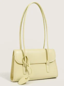 Sac baguette en similicuir pour femme sac à bandoulière fin 2026