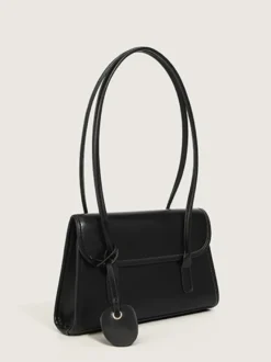 Sac baguette en similicuir pour femme sac à bandoulière fin 2026