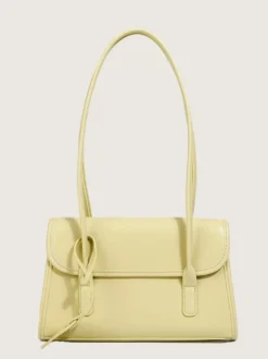 Sac baguette en similicuir pour femme sac à bandoulière fin 2026