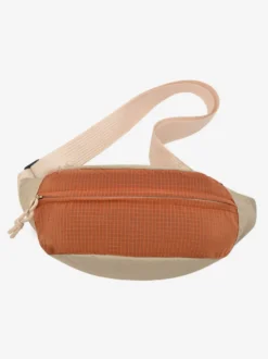 Sac banane léger en nylon color block bandoulière réglable idéal pour les voyages en extérieur.