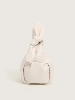 Sac à bandoulière en forme de nuage avec chaîne et nœud en similicuir pour femme 2026