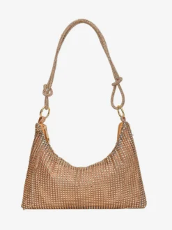 Sac à bandoulière en strass Sac à main brillant pour femme 2026