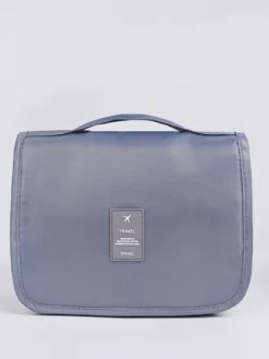 Sac de rangement de voyage étanche avec crochet trousse de toilette portable de grande capacité pour femmes