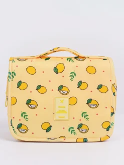 Sac de rangement de voyage étanche avec crochet trousse de toilette portable de grande capacité pour femmes