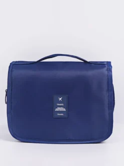 Sac de rangement de voyage étanche avec crochet trousse de toilette portable de grande capacité pour femmes