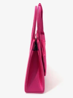 Sac de soirée miniature en satin avec anse anneau et nœud bandoulière amovible et chaîne détachable pochette pour mariage ou soirée.
