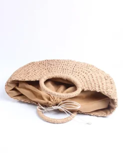 Sac à main de plage décontracté en corde de papier tissée pour femme 2026