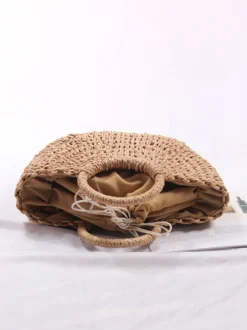 Sac à main de plage décontracté en corde de papier tissée pour femme 2026