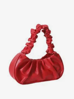 Sac à main en similicuir avec sac nuage plissé pour femme 2026