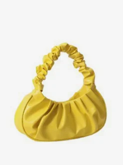 Sac à main en similicuir avec sac nuage plissé pour femme 2026