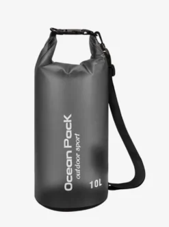 Sac étanche 10L semi-transparent en PVC à fermeture enroulable format océan