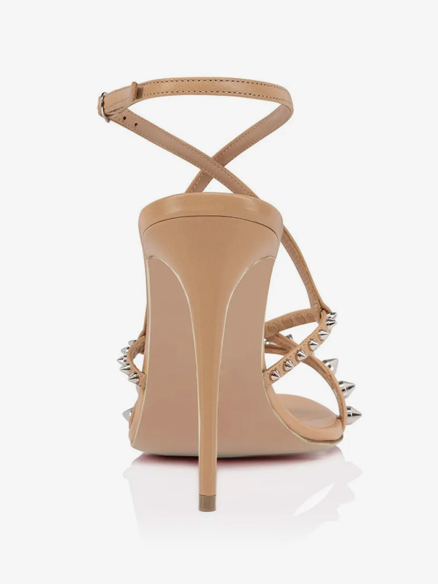 Sandales à talons hauts et à bout ouvert pour femmes