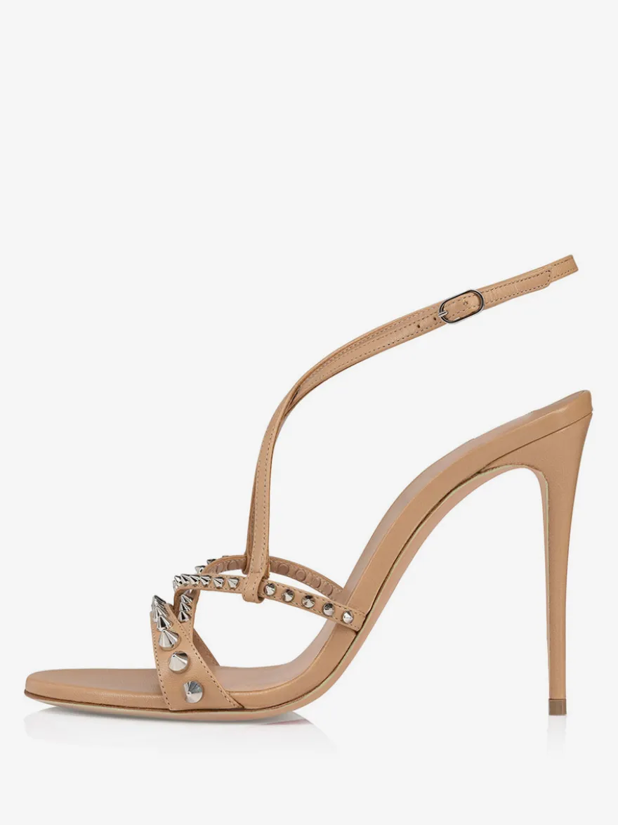Sandales à talons hauts et à bout ouvert pour femmes