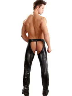 Sexy Costume Masculin noir en polyester unicolore de Carnaval Déguisements Halloween