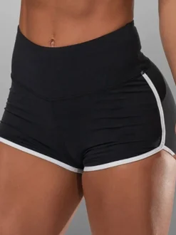 Shorts Courts Femme Coupe Cintrée Bicolores Shorts Sexy Eté
