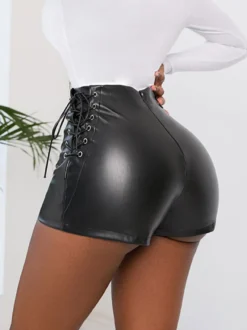 Shorts Pour Femme En Cuir Sexy