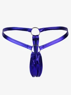 Sous-vêtements Culottes Femmes Slip Invisibles Vernis avec Boucles Métales sans Couture Confortables Unicolores Elastique