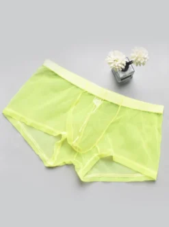 Sous-vêtements Lingerie Homme Lingerie Homme Sexy Culotte Transparente Ture Rouge Lingerie