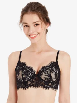 Soutien-gorge blanc en dentelle pour tous les jours style décontracté et chic