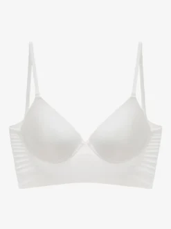 Soutien-gorge court à bretelles croisées dans le dos et armatures