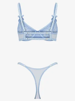 Soutien-gorge femme dentelle bleu bébé 2 pièces lingerie soutiens-gorge 2026