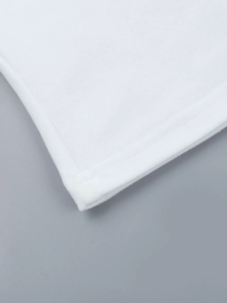 Top court à nœud papillon et bordure en dentelle pour femme - Chemisier Fairycore blanc à manches longues et coupe ajustée - Tenue de soirée printanière 2026