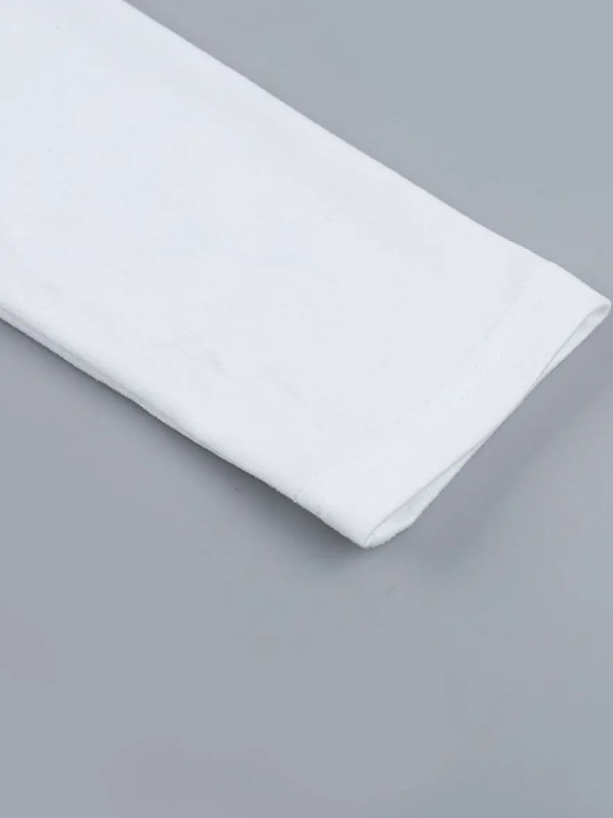 Top court à nœud papillon et bordure en dentelle pour femme - Chemisier Fairycore blanc à manches longues et coupe ajustée - Tenue de soirée printanière 2026