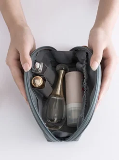 Trousse à maquillage en nylon en forme de coquillage sac de rangement de maquillage étanche pour femmes 2026