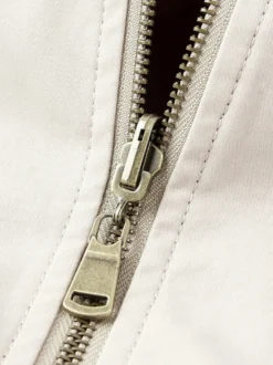 Veste en coton pour homme col montant vêtement de travail décontracté et résistant à poches multiples.