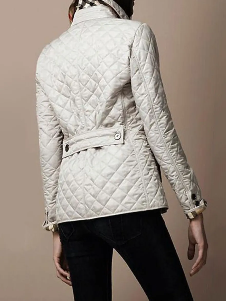 Veste Manteau Court Femme Imprimés à Col Revers Coupe Cintrée avec Manches Longues avec Boutons avec Poches Unicolore Veste Blazer Manteau Hiver Femme