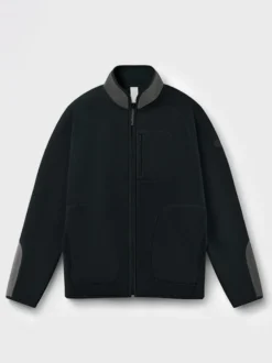 Veste Polaire Col Montant Homme Manteau Chaud D'hiver Imprimé Losanges