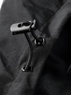 Veste Pour Homme À Capuche Fermeture Éclair En Polyester Décontracté Imperméable