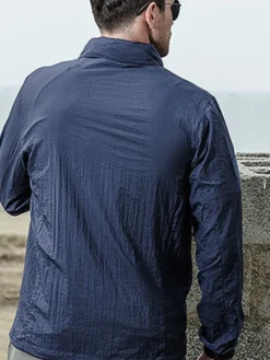 Vestes et manteaux pour hommes Veste pour homme Vestes de Hommes Casual Khaki Royal Blue Moderne
