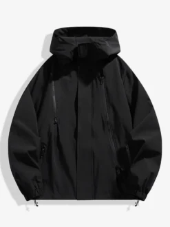 Vestes Homme Manteaux Homme Vestes Homme Chic Noir Imperméable
