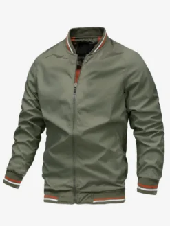Vestes Hommes Manteaux Manches Longues À Glissière Éclaire Confortable Décontracté