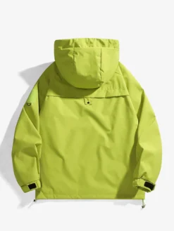 Vestes Manteaux Veste Hommes Vestes Chic Noir À Capuche Imperméable