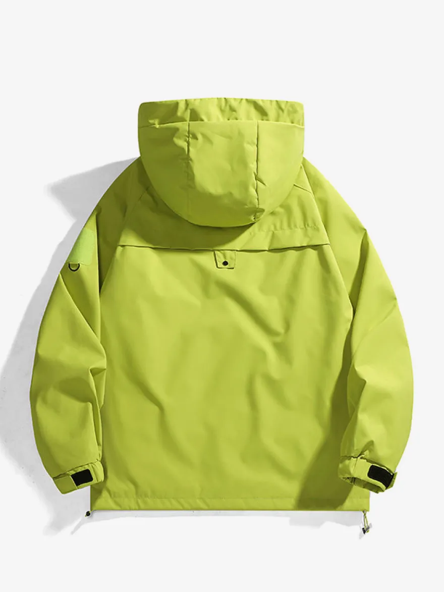 Vestes Manteaux Veste Hommes Vestes Chic Noir À Capuche Imperméable