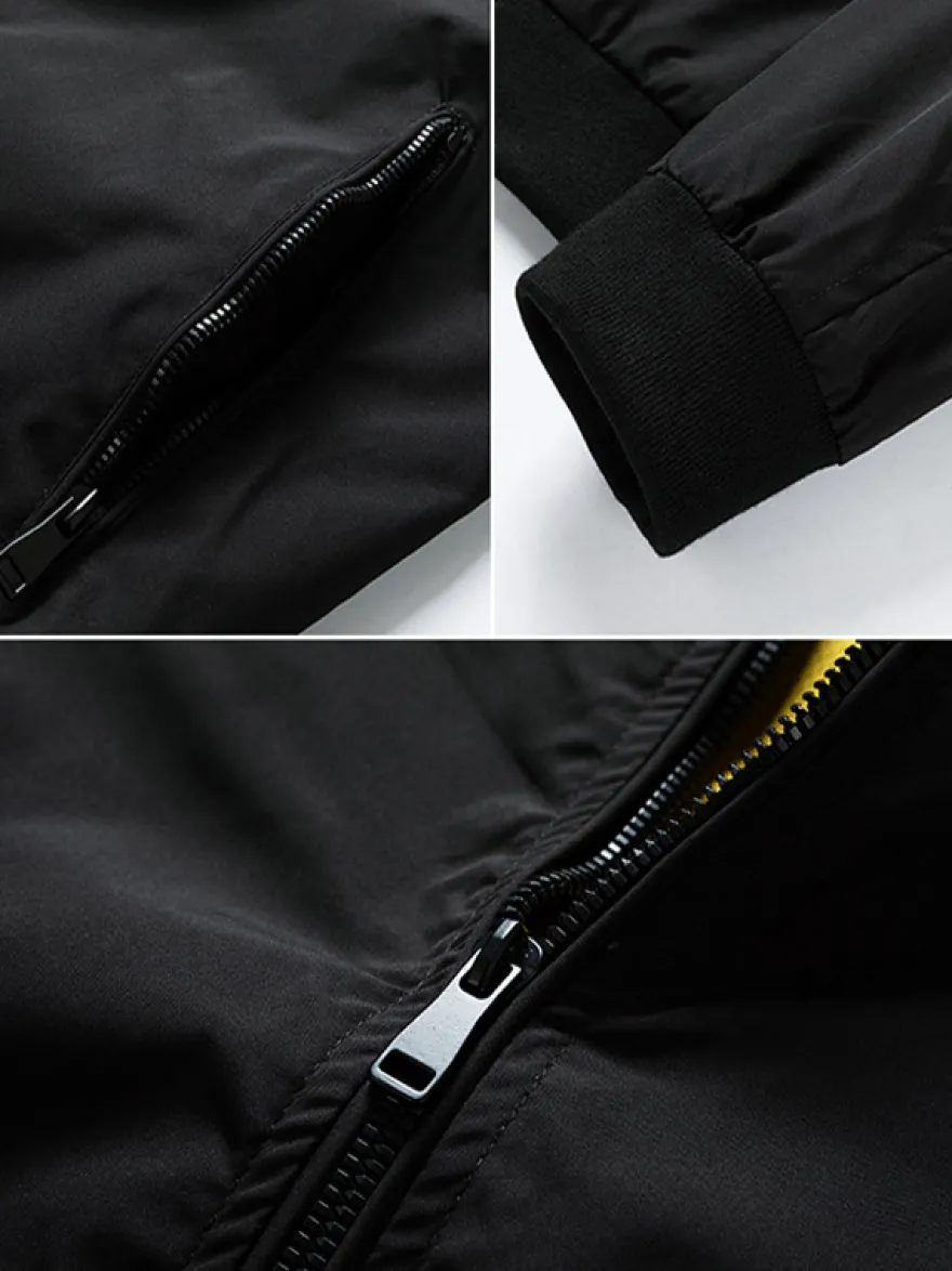 Vestes pour hommes avec poches zippées et manches longues